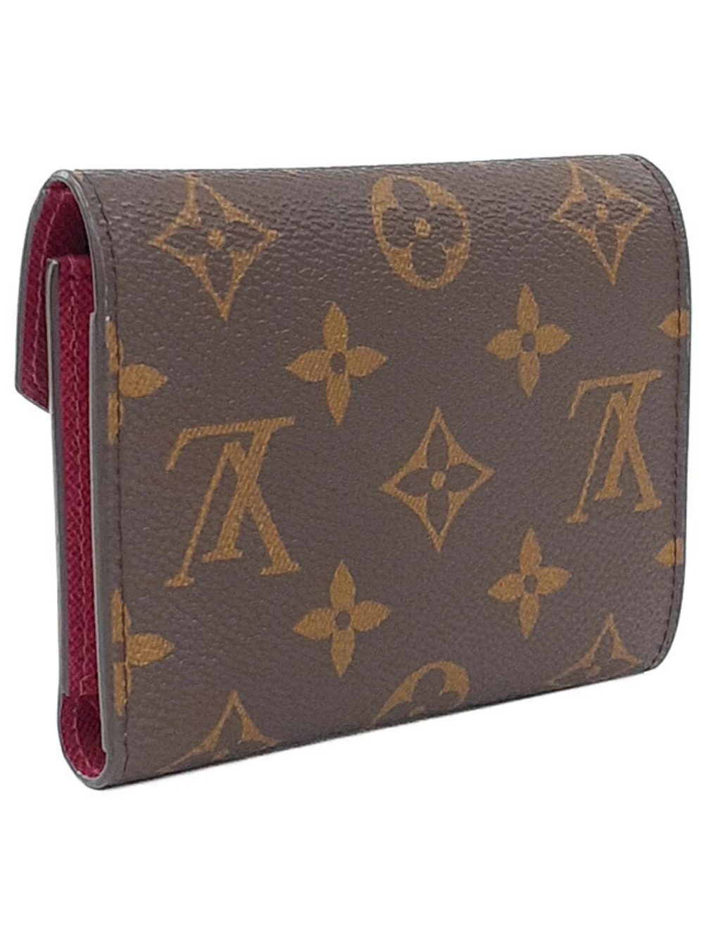 Louis Vuitton Tri Wallet Victorine Portefeuille fold Monogram Brown